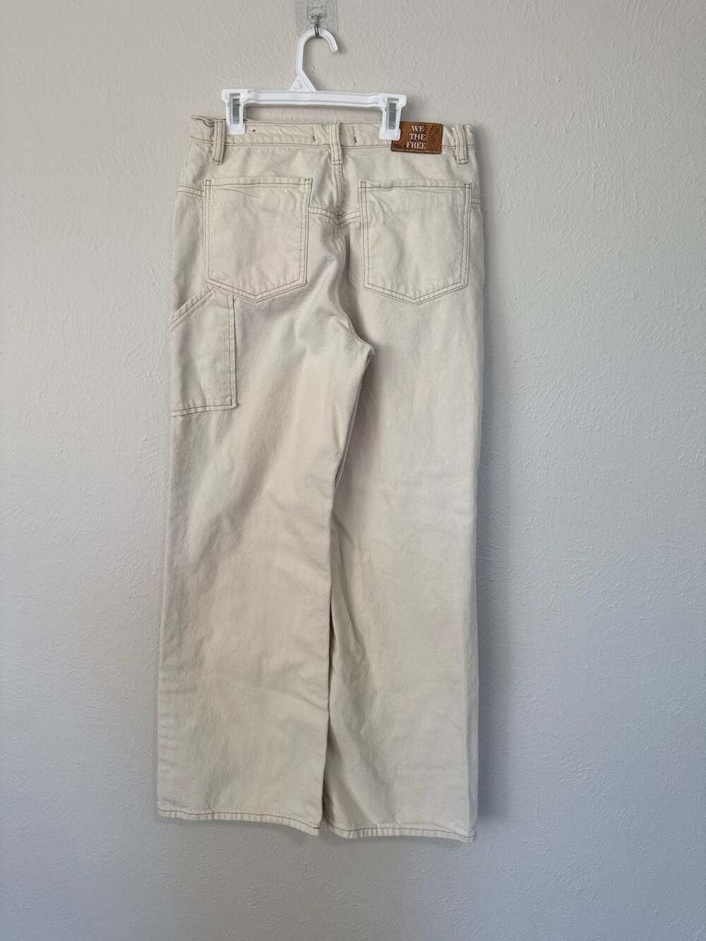 We The Free Free People Tinsley Baggy High Rise Straight Leg Jeans - Size 30